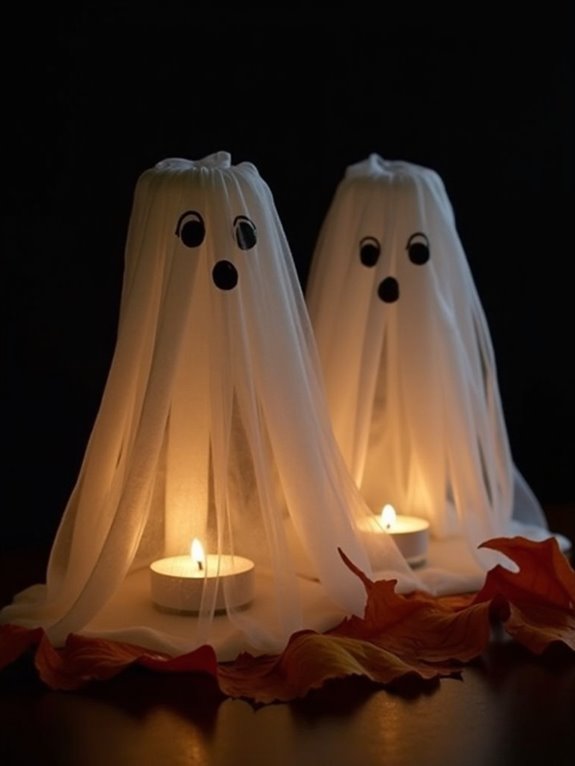 flickering led ghost lanterns