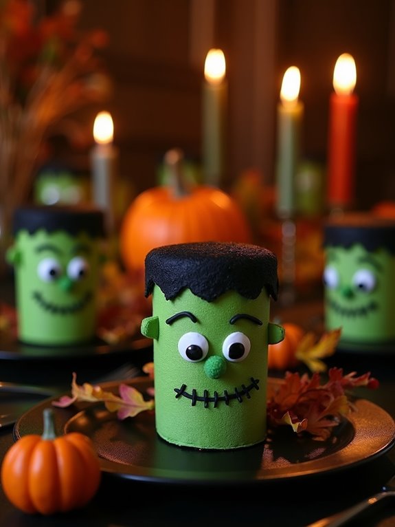 frankenstein themed napkin holders