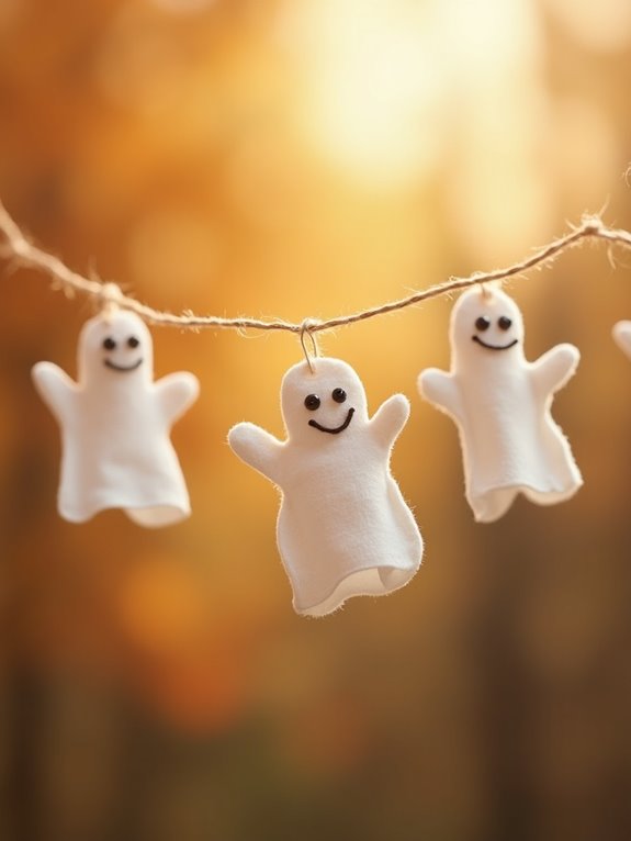 friendly smiling ghost decorations