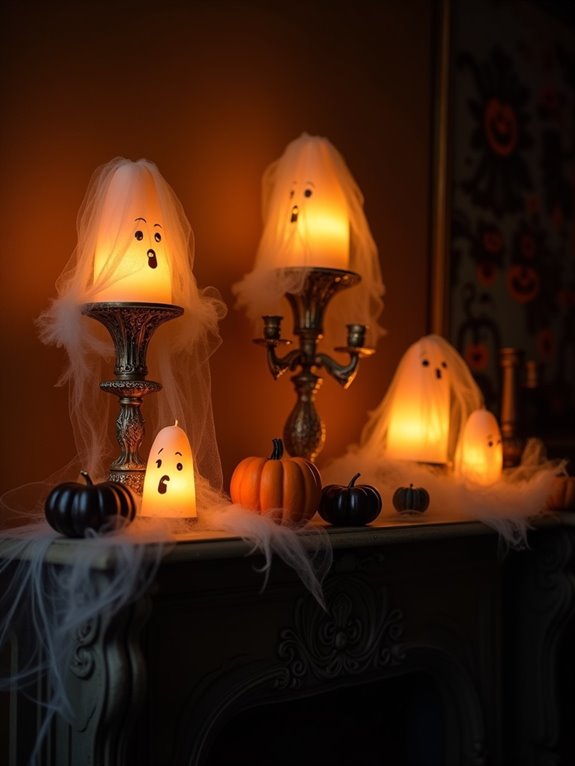 ghostly lanterns for ambiance