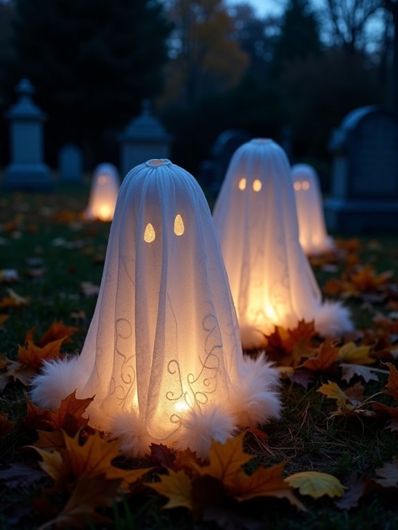 ghostly lanterns for halloween