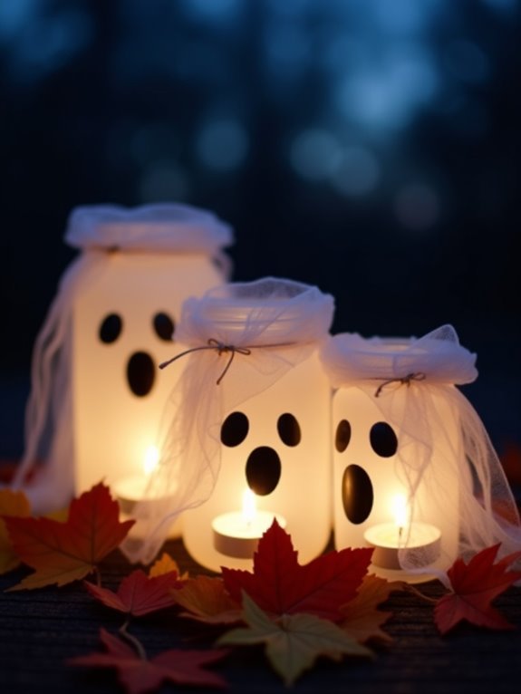 ghostly lanterns for halloween