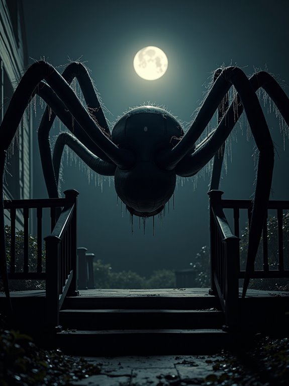 giant spider decoration safety