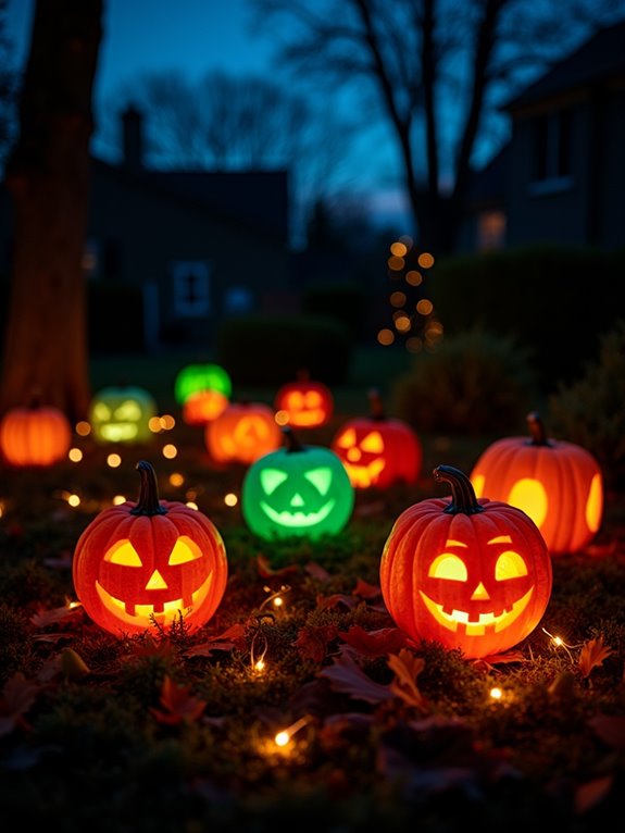 glow in the dark pumpkin crafting