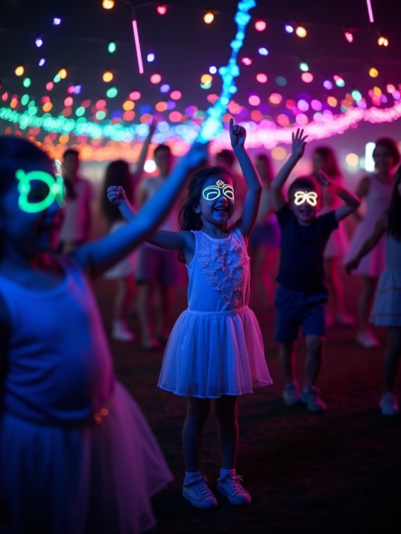 glow stick dance celebration