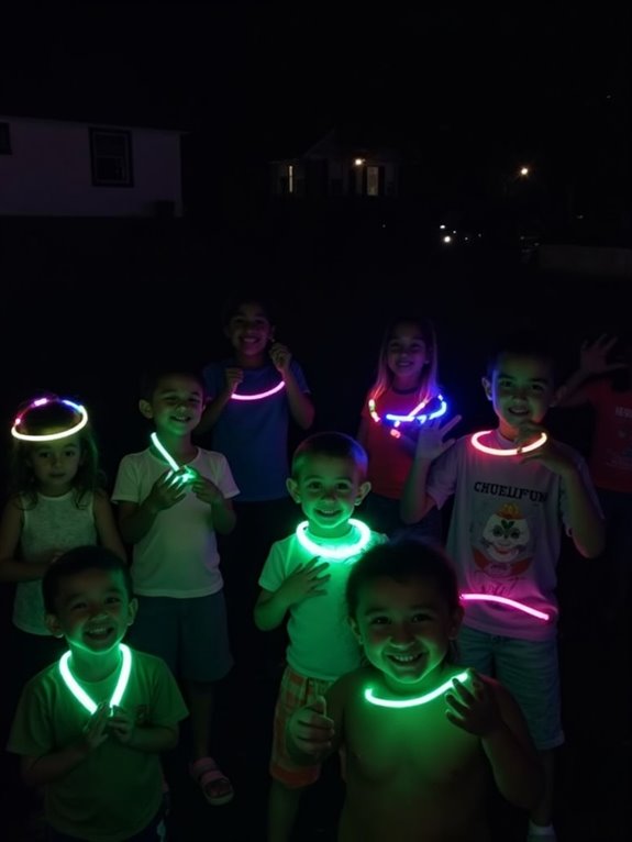glow stick halloween fun