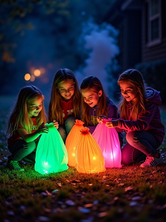 glow stick halloween treats
