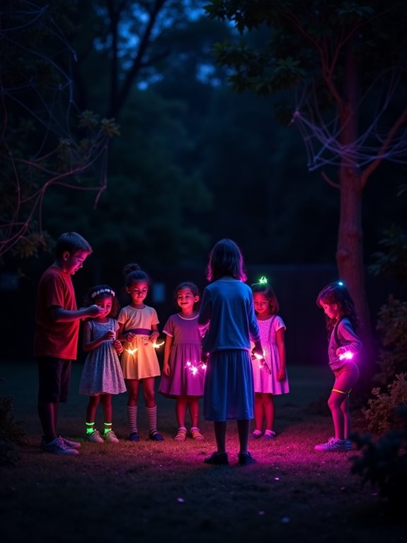 glow stick scavenger hunt