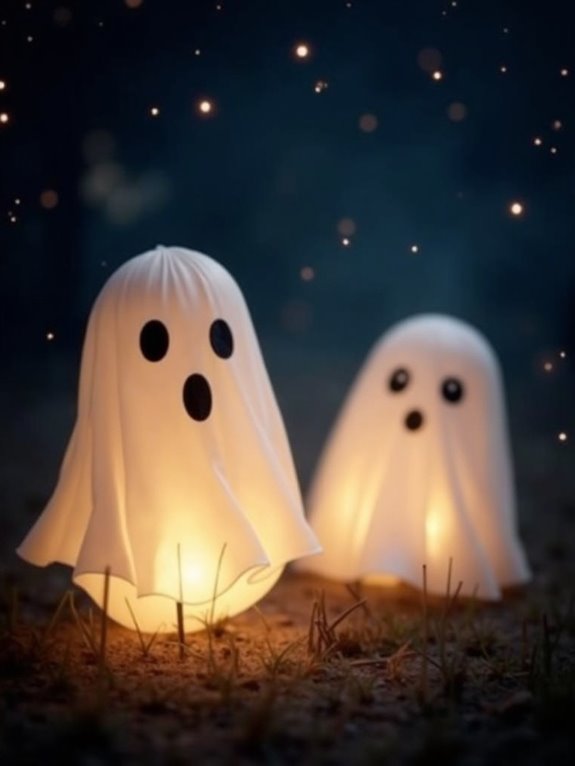 glowing ghost balloon decorations