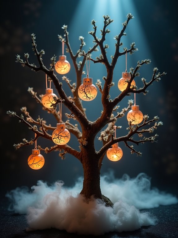 glowing ghost decorations charm