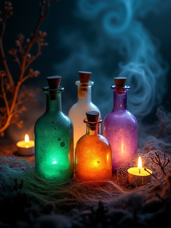 glowing potion bottle decorations
