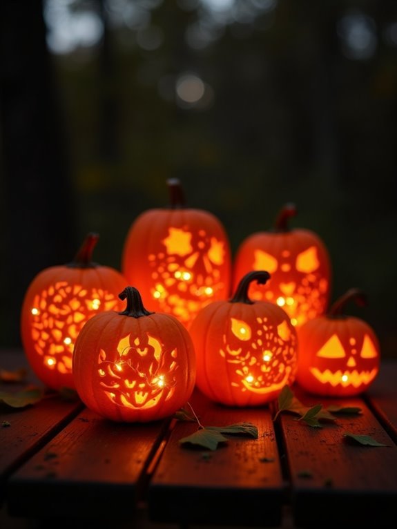 glowing pumpkin lantern creations