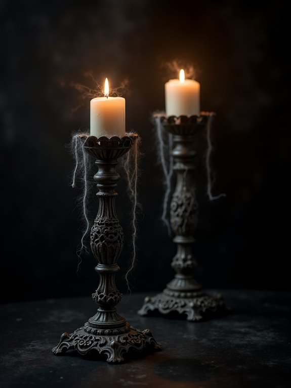 gothic ambiance with lantern
