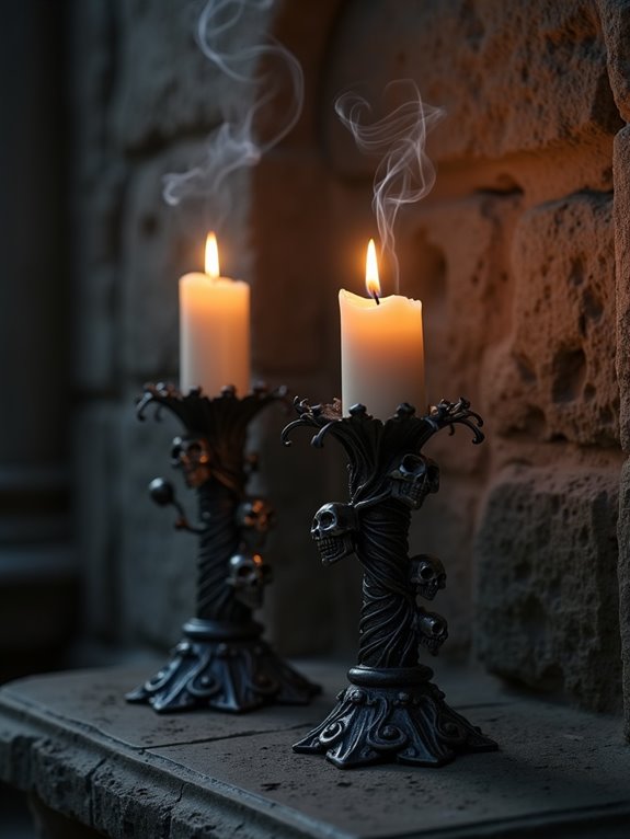gothic elegance candle holder