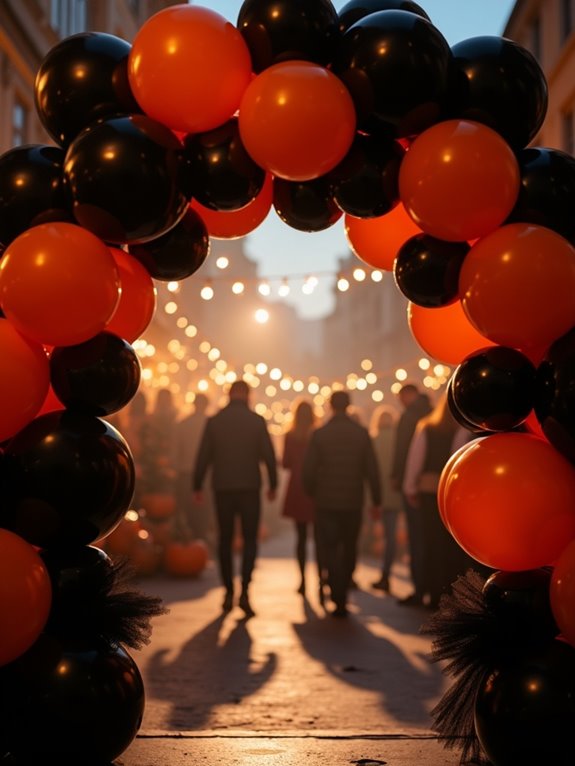 halloween balloon arch d cor