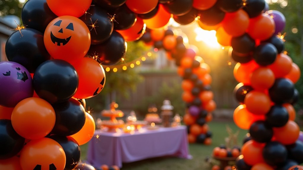 halloween balloon arch ideas