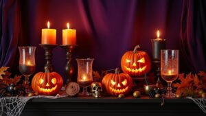 halloween mantel decoration ideas