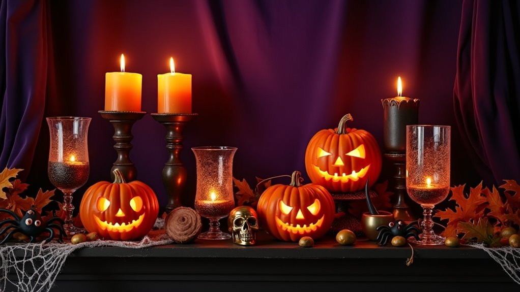 halloween mantel decoration ideas