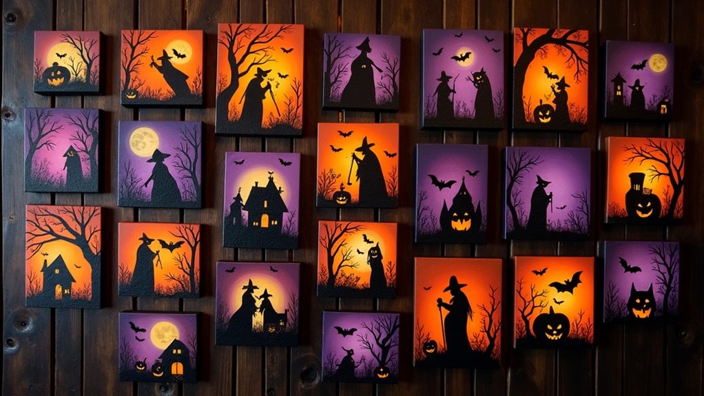 halloween wall art selection