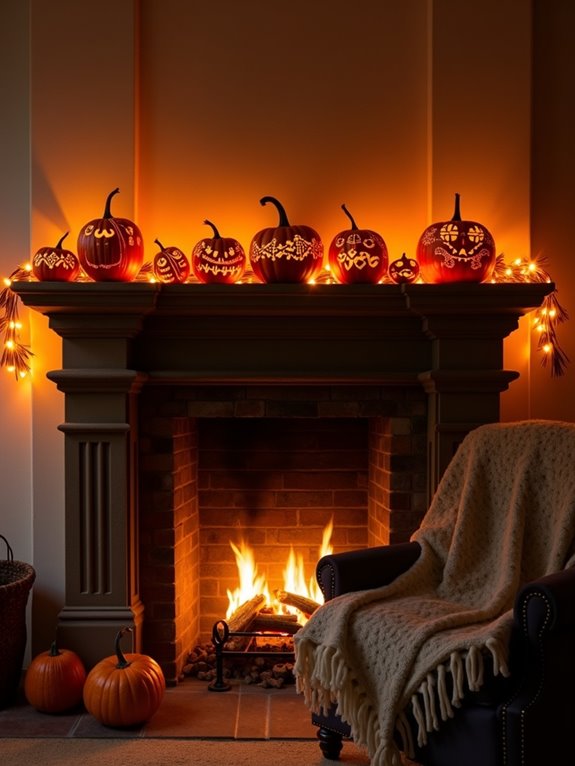 hand painted pumpkin decor magic