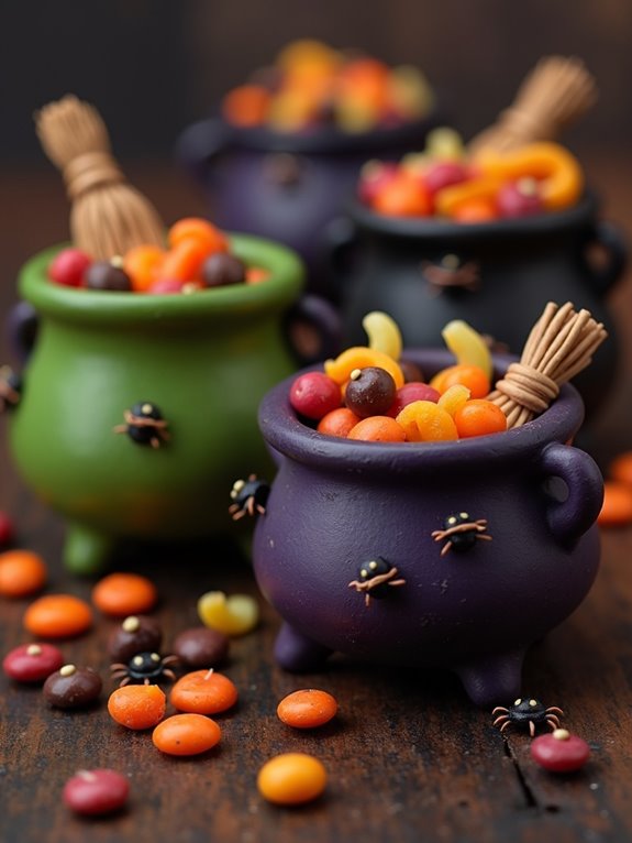handmade halloween cauldron craft