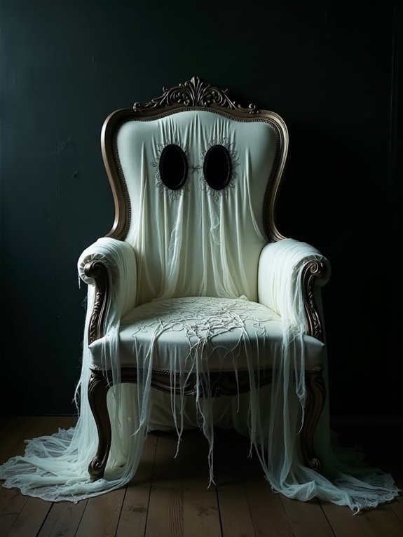 haunted chair transformation decor