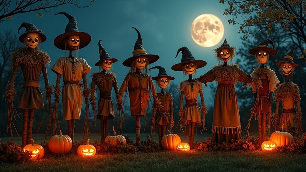 haunted garden scarecrow creations