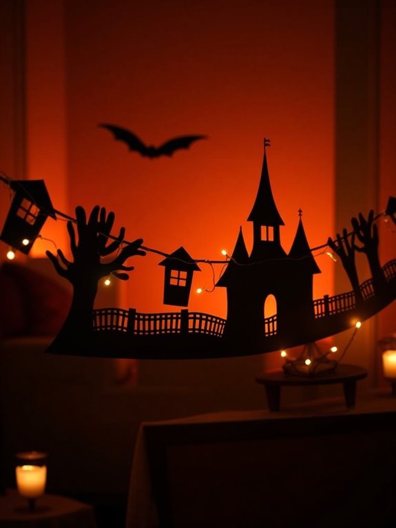 haunted house decoration banner