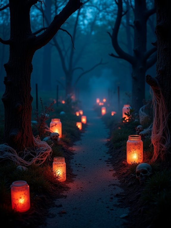 haunted house light pathways