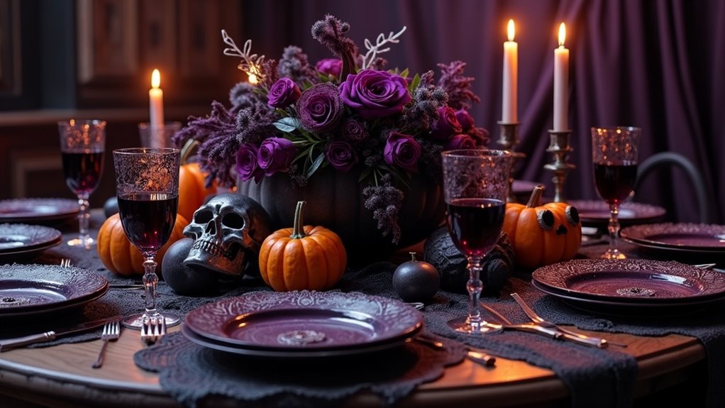 haunted house table decor