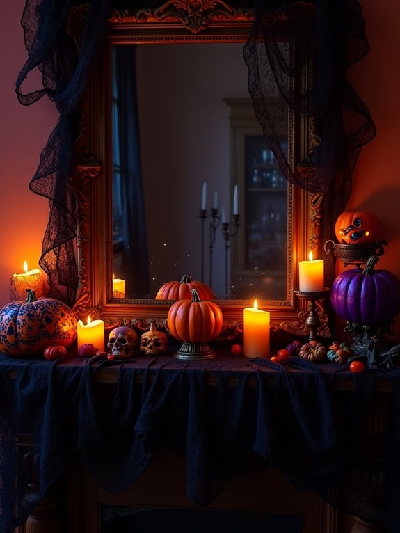 haunted mantel mirror illusions