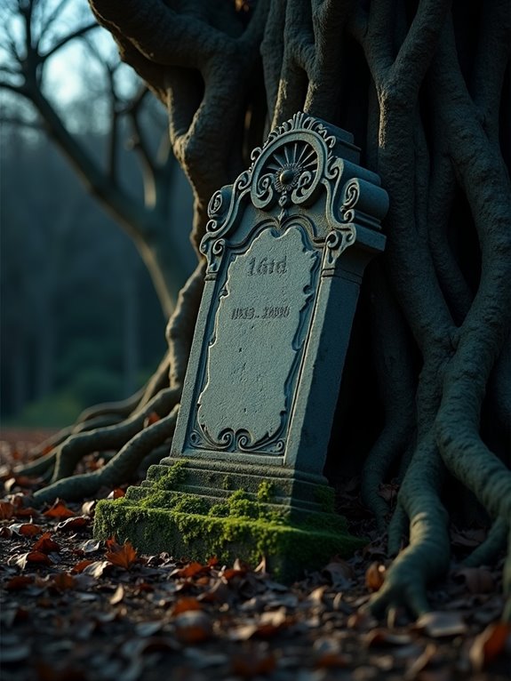 haunted tree graveyard decor
