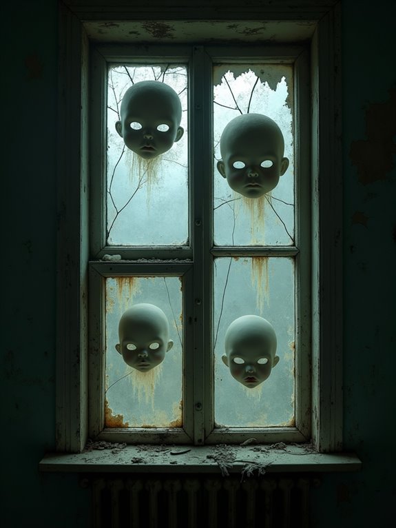 haunting abandoned doll decor