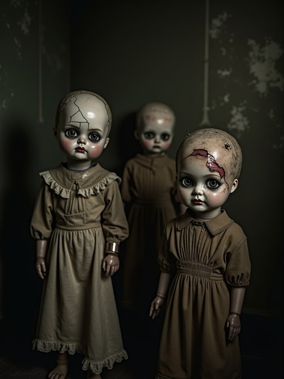 haunting allure of broken dolls