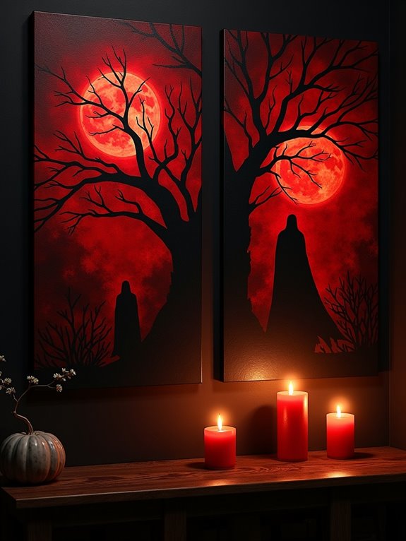 haunting blood moon artwork