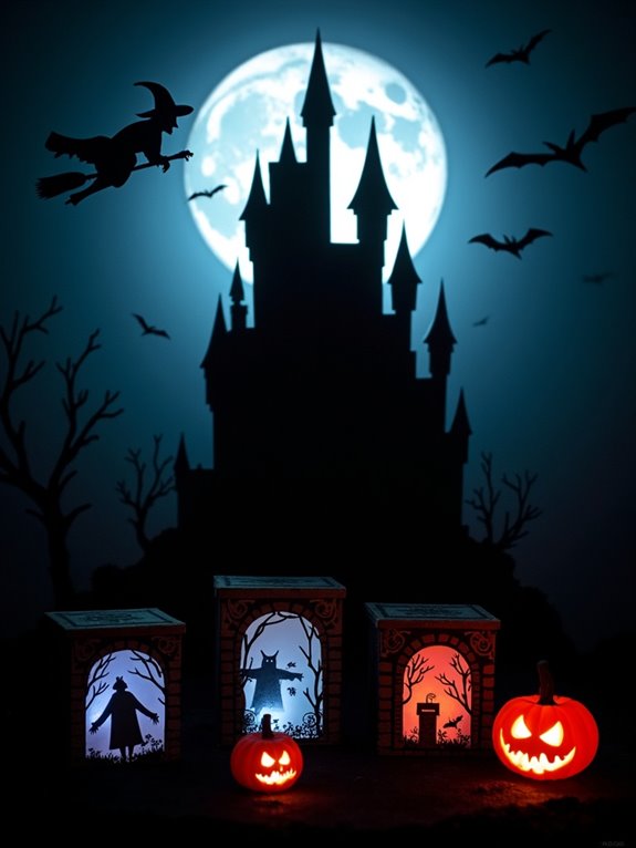 haunting dark castle display