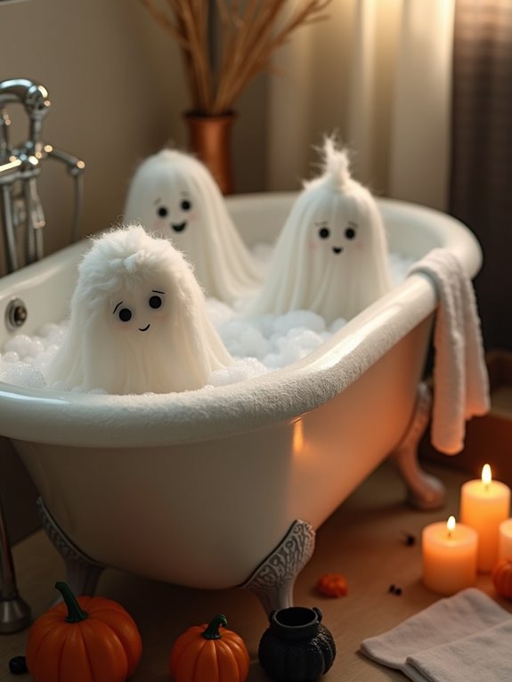 haunting halloween bathroom makeover