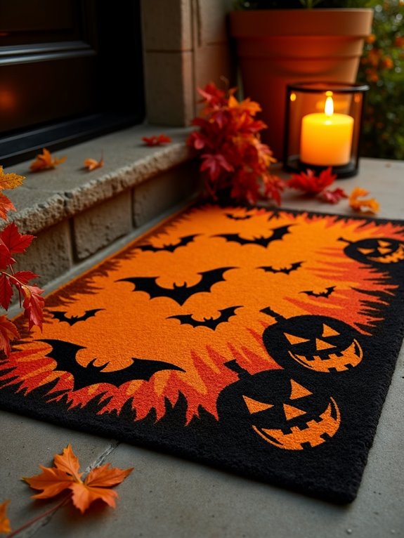 haunting halloween entryway decor
