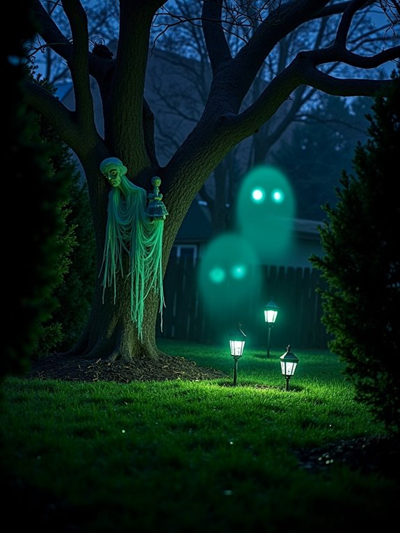 haunting projections for halloween