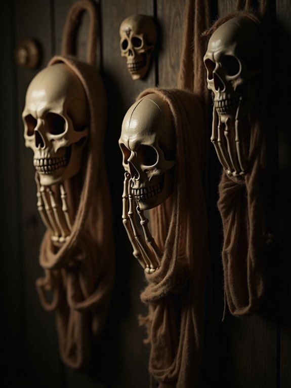 hauntingly artistic skeleton portraits