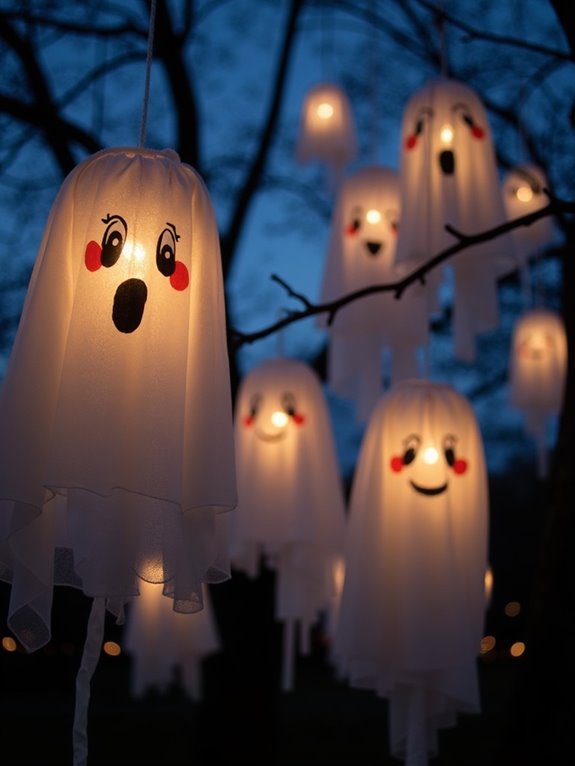 hauntingly beautiful glowing lanterns