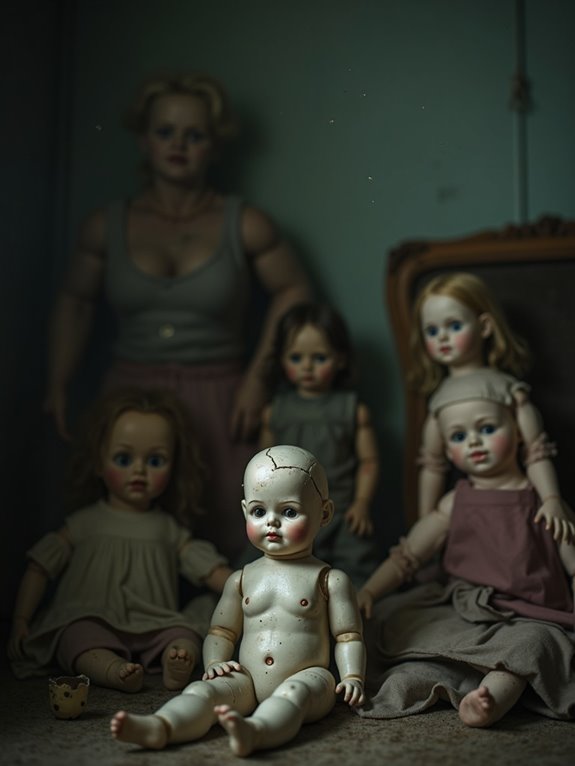 hauntingly enchanting broken dolls