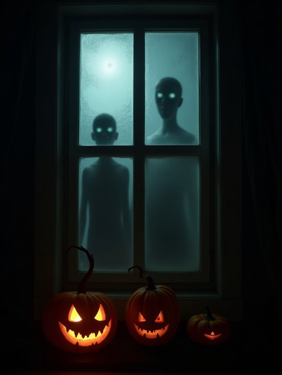 hauntingly watchful eerie reflections