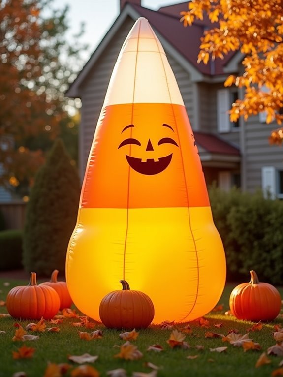 inflatable halloween candy corn