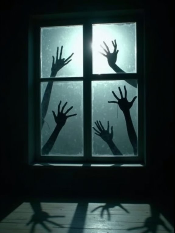 intriguing shadowy window decorations