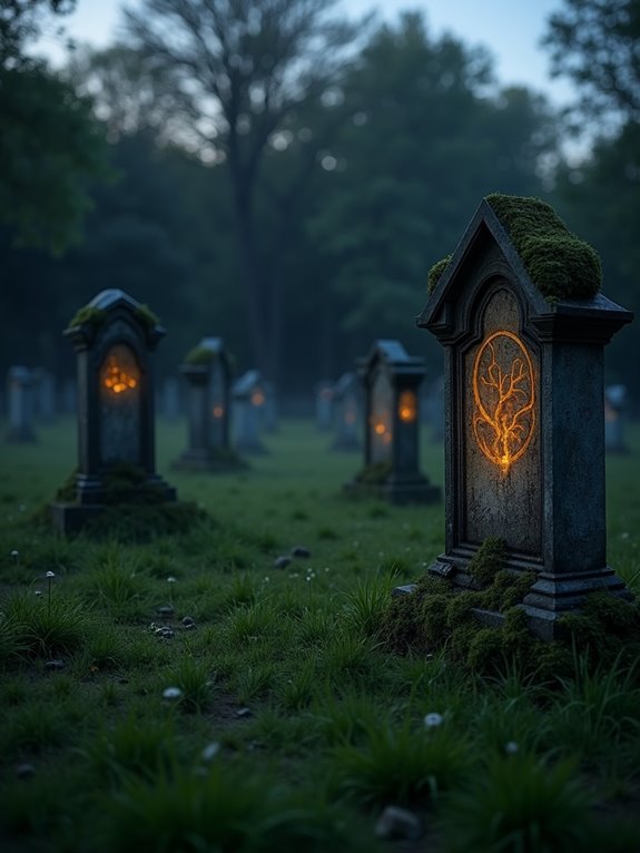 led tombstones for halloween