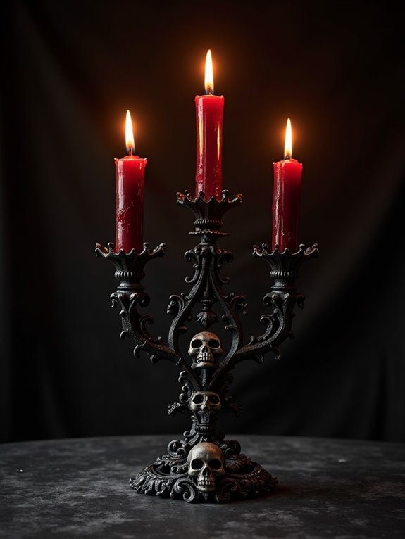 macabre whimsy candle holder