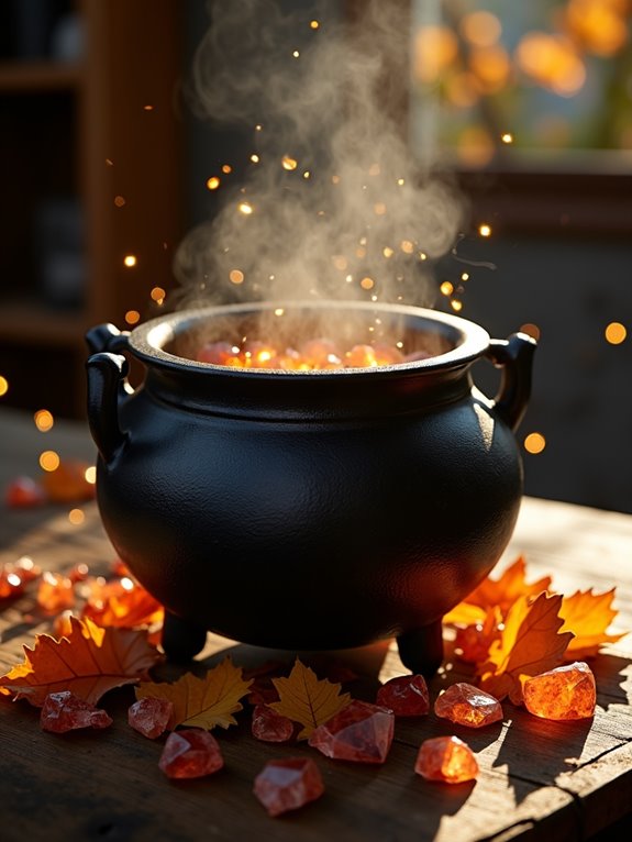 magical cauldron fairy lights