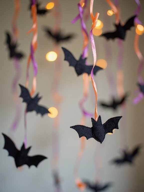 mini bat halloween decor