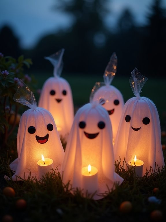 mini ghost lantern decorations